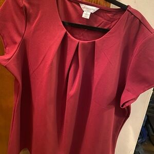 Liz Claiborne Women's burgundy top